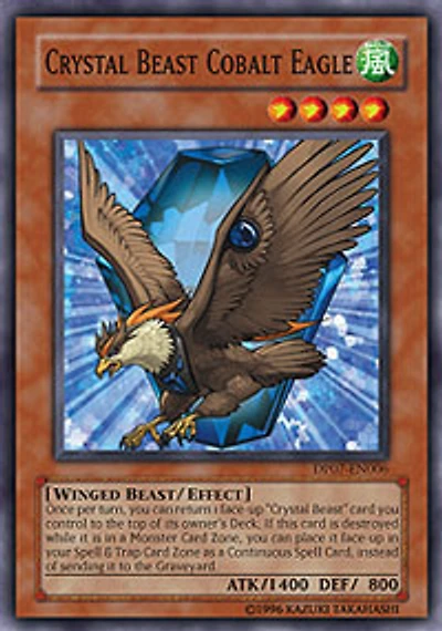 Crystal Beast Cobalt Eagle - DP07-EN006 - Common - 1st Edition