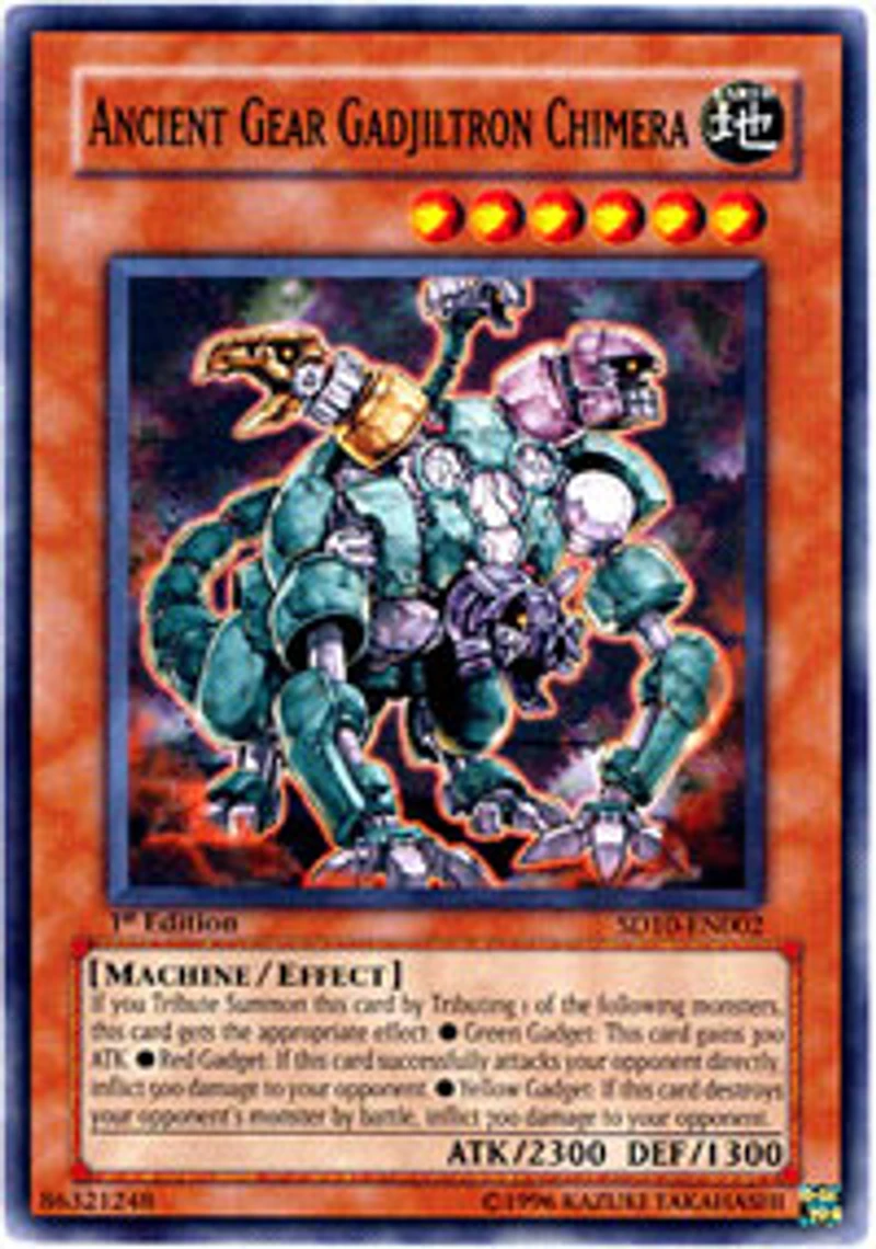 Ancient Gear Gadjiltron Chimera - SD10-EN002 - Common - 1st Edition