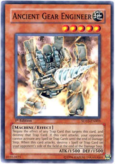Ancient Gear Engineer - SD10-EN003 - Common - 1st Edition