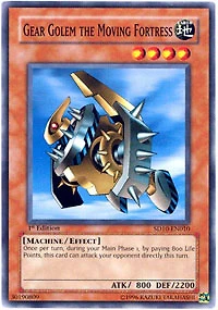 Gear Golem the Moving Fortress - SD10-EN010 - Common - 1st Edition