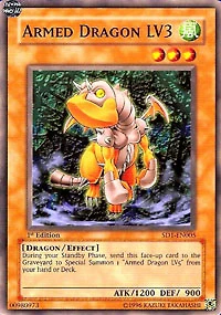 Armed Dragon LV3 - SD1-EN005 - Common - 1st Edition