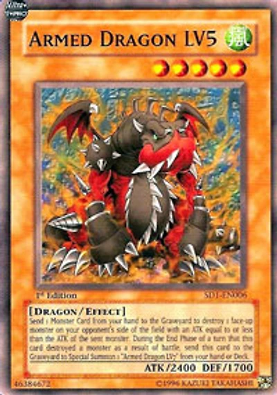 Armed Dragon LV5 - SD1-EN006 - Common - 1st Edition