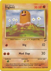 Diglett - 71/130 Common Unlimited Edition