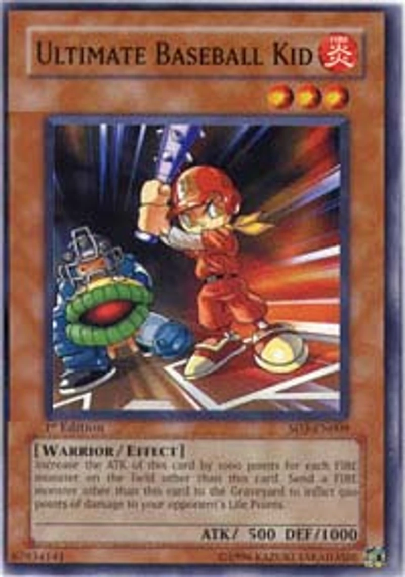 Ultimate Baseball Kid - SD3-EN009 - Common - 1st Edition