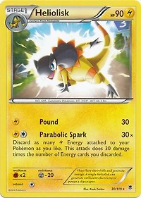 Heliolisk - 30/119 - Non-Holo Bolt Twister Theme Deck Exclusive