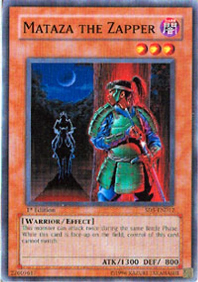 Mataza the Zapper - SD5-EN012 - Common - 1st Edition