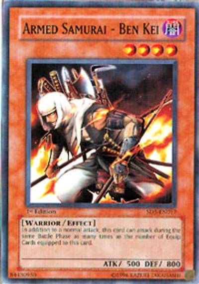 Armed Samurai - Ben Kei - SD5-EN017 - Common - 1st Edition