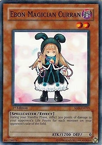 Ebon Magician Curran - SD6-EN015 - Common - 1st Edition