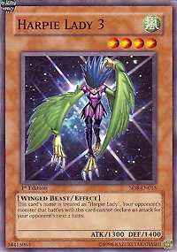 Harpie Lady 3 - SD8-EN015 - Common - 1st Edition
