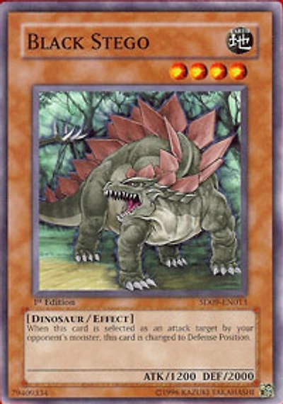 Black Stego - SD09-EN013 - Common - 1st Edition