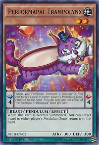 Performapal Trampolynx - NECH-EN002 - Rare - 1st Edition