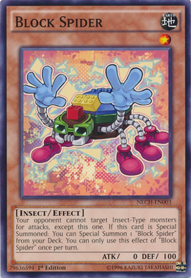 Block Spider - NECH-EN003 - Common - 1st Edition