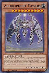 Apoqliphort Towers - NECH-EN026 Rare 1st Edition