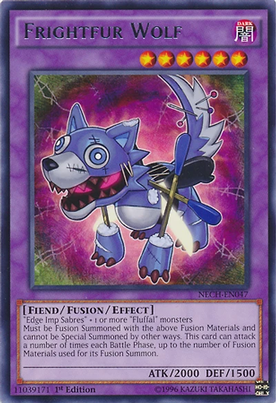 Frightfur Wolf - NECH-EN047 - Rare - 1st Edition