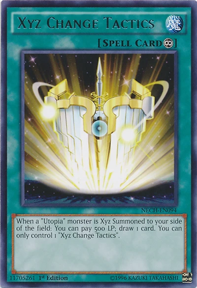 Xyz Change Tactics - NECH-EN094 - Rare - 1st Edition