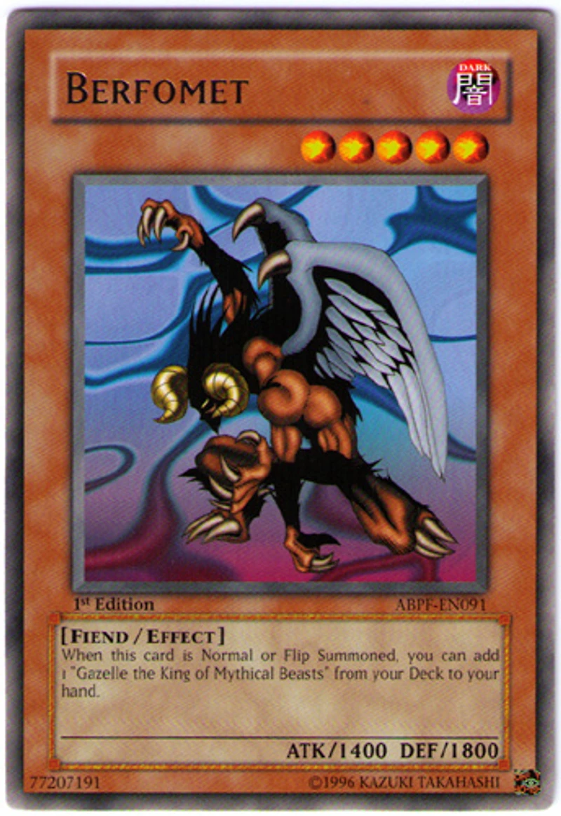 Berfomet - ABPF-EN091 - Rare - 1st Edition