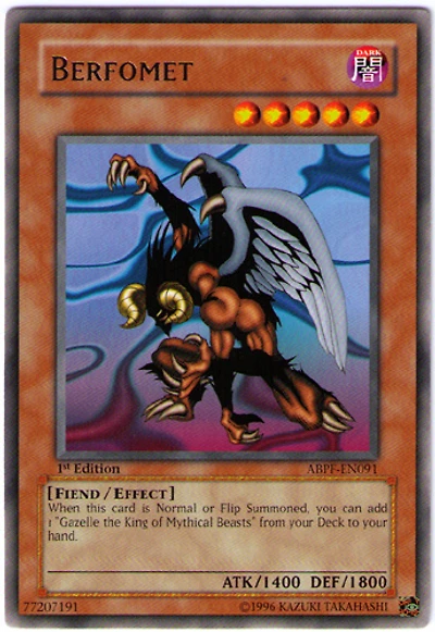 Berfomet - ABPF-EN091 - Rare - 1st Edition