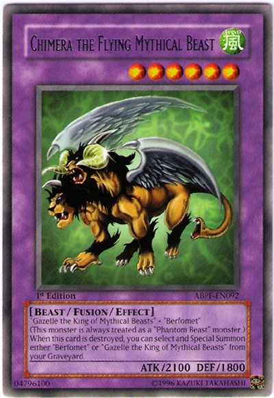 Chimera the Flying Mythical Beast - ABPF-EN092 - Rare - 1st Edition
