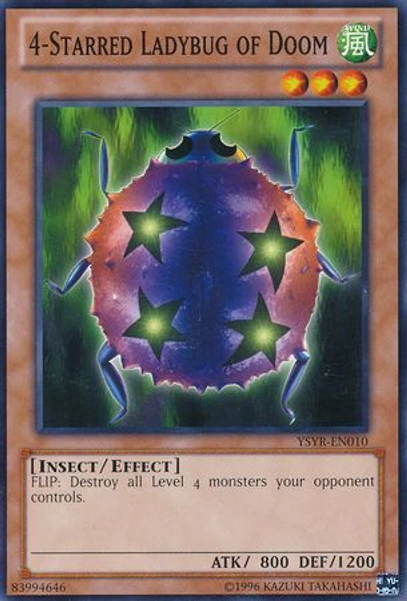 4-Starred Ladybug of Doom - YSYR-EN010 - Common - Unlimited Edition