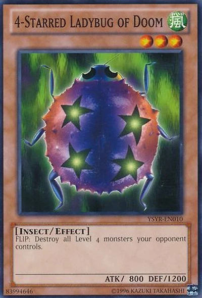 4-Starred Ladybug of Doom - YSYR-EN010 - Common - Unlimited Edition