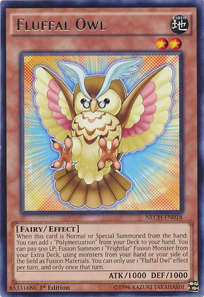 Fluffal Owl - NECH-EN018 - Rare - Unlimited Edition