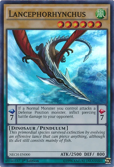 Lancephorhynchus - NECH-ENS01 - Super Rare - Limited Edition