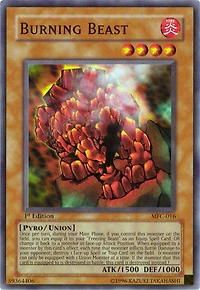 Burning Beast - MFC-016 - Common - 1st Edition