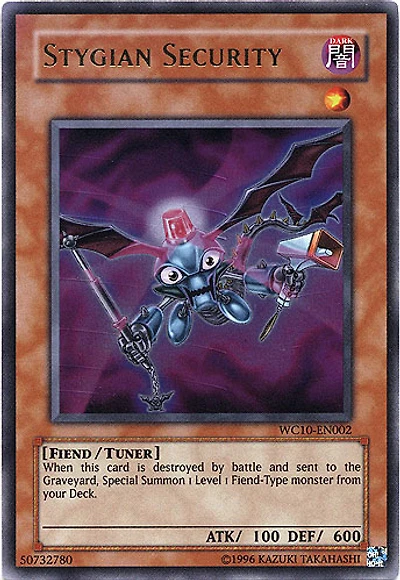 Stygian Security - WC10-EN002 - Ultra Rare - Limited Edition
