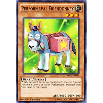 Performapal Friendonkey - SECE-EN003 - Common - 1st Edition