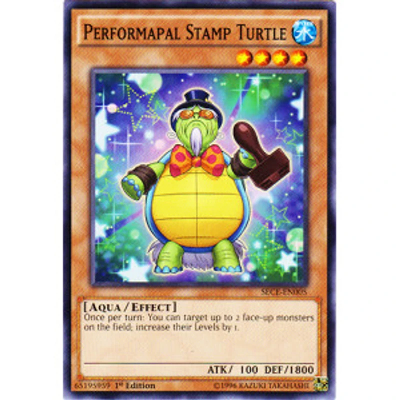Performapal Stamp Turtle - SECE-EN005 - Common - 1st Edition