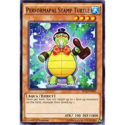 Performapal Stamp Turtle - SECE-EN005 - Common - 1st Edition