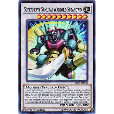 Superheavy Samurai Warlord Susanowo - SECE-EN048 - Super Rare - 1st Edition