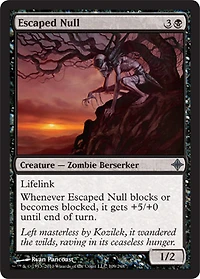 Escaped Null