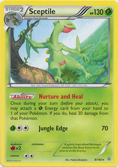 Sceptile - 8/160 - Rare