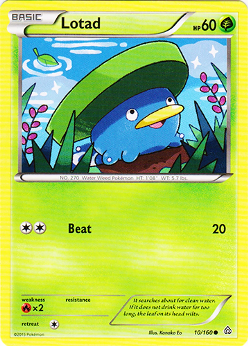 Lotad - 10/160 - Common