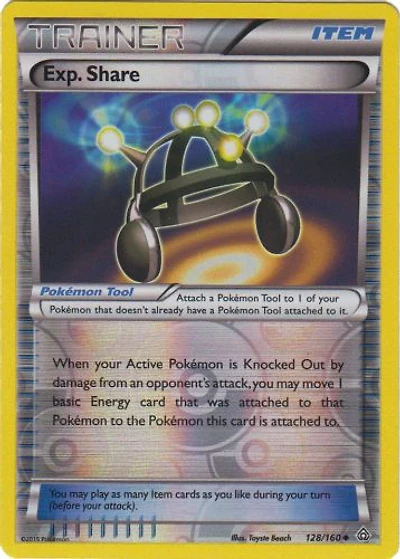 Exp. Share - 128/160 - Uncommon - Reverse Holo