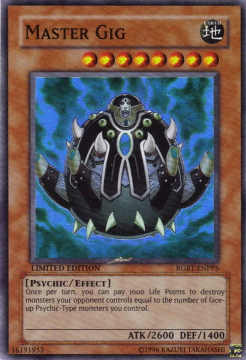 Master Gig - RGBT-ENPP5 - Super Rare - Limited Edition