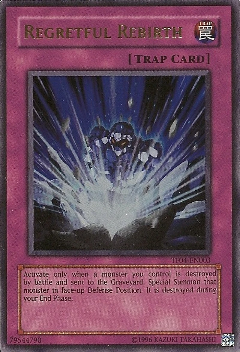 Regretful Rebirth - TF04-EN003 - Ultra Rare - Limited Edition