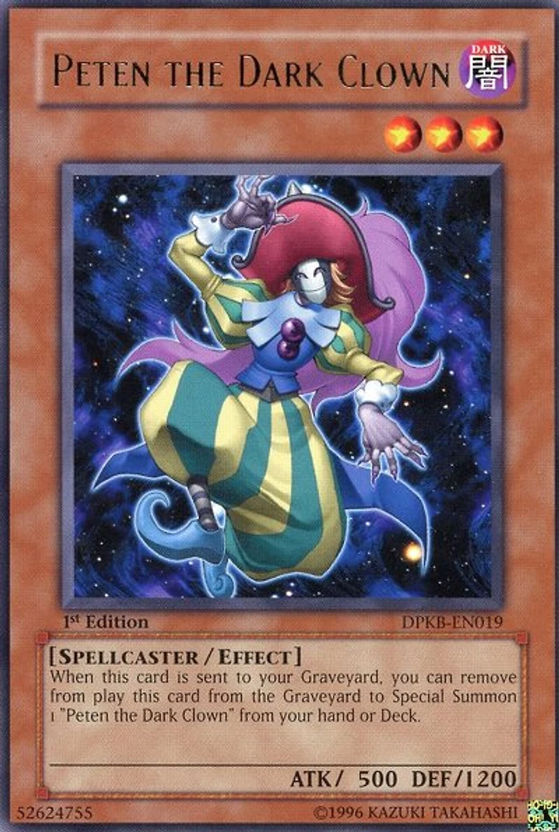 Peten the Dark Clown - DPKB-EN019 - Rare - 1st Edition