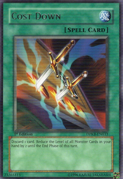 Cost Down - DPKB-EN033 Rare 1st Edition