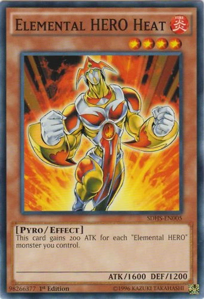 Elemental HERO Heat - SDHS-EN005 - Common - 1st Edition