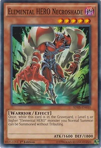 Elemental HERO Necroshade - SDHS-EN010 - Common - 1st Edition
