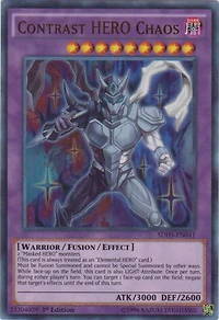 Contrast HERO Chaos - SDHS-EN041 - Ultra Rare - 1st Edition