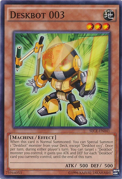 Deskbot 003 - SECE-EN041 - Common - Unlimited Edition