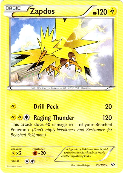 Zapdos - 23/108 - Rare