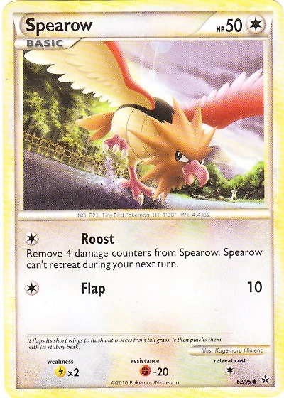 Spearow - 62/95 Common