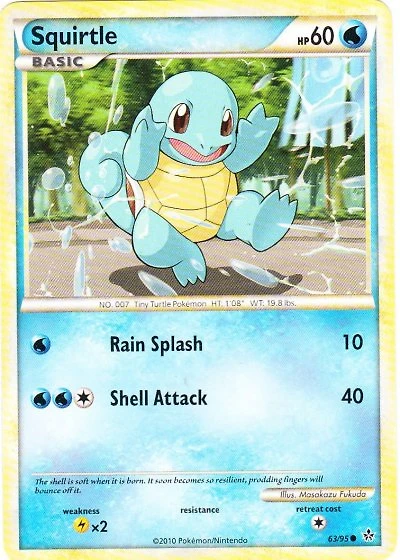 Squirtle - 63/95 - Common