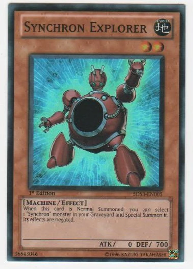 Synchron Explorer - 5DS3-EN005 - Super Rare - 1st Edition