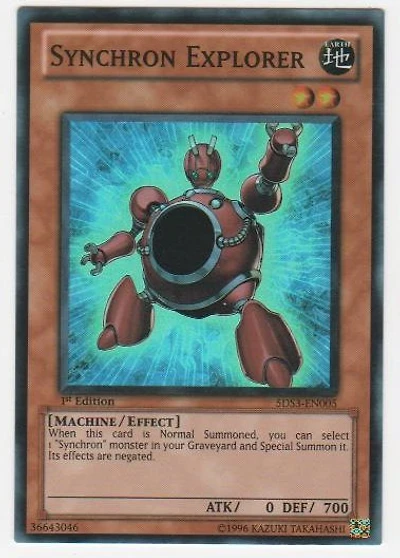 Synchron Explorer - 5DS3-EN005 - Super Rare - 1st Edition