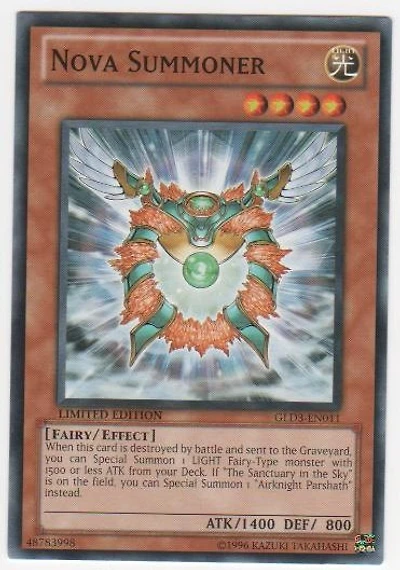 Nova Summoner - GLD3-EN011 - Common - Limited Edition